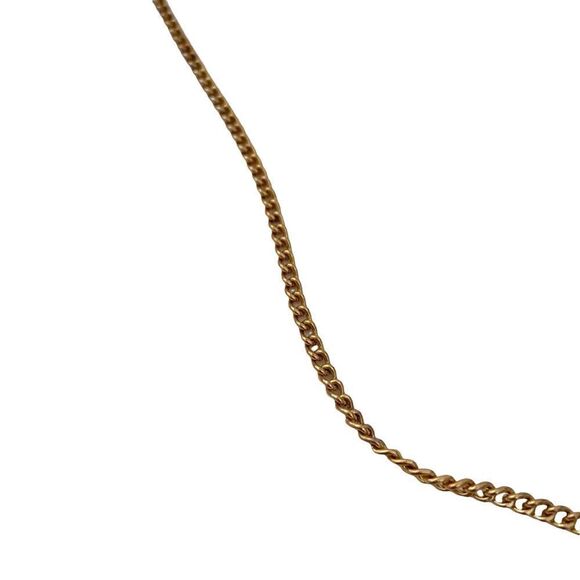 Fashionable Red Apple Pendant Necklace in Gold Tone One Size - Picture 4 of 5